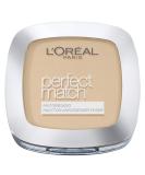 L'Or al Paris Powder Make Up Matting Compact Powder with SPF 8 including mirror and sponge Perfect Match Powder No. 4.N beige 9 g 4.N beige 9 g (1 Pack) - Buy Online on SooperMarket.com