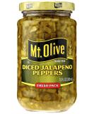 Mt Olive Pickle Co Mt Olive Diced Jalapeno Pepper 12 oz - Buy Online on SooperMarket.com