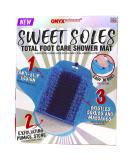Pumice Stone Foot Scrubber Shower Mat - Anti-Slip Design for Foot Care | Exfoliate Dead Skin & Calluses for Baby Soft Feet - Onyx Professional - Buy Online on SooperMarket.com