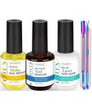 LOUINSTIC Gel Nail Polish Remover Kit - Quick 2-5 Min Removal Cuticle Oil Latex Tape & Manicure Tools for Perfect Nails - Fast International Shipping - Buy Online on SooperMarket.com
