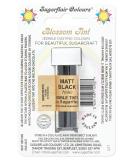 Sugarflair Matt Black Blossom Tint Food Colouring and Dusting Powder Matt Finish Brush On or Mix with Rejuvenator Spirit to Create a One of A Kind Cake - 7ml - Buy Online on SooperMarket.com