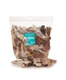 PawGang 100% Natural Rabbit Ears with Fur 500g - Healthy Hypoallergenic Dog Treats - Grain Free and Tasty Chews - EU Sourced - Bulk Bag - Buy Online on SooperMarket.com
