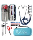 Primacare Stethoscope Case with Medical Supplies - Blue, Portable & Lightweight Nursing Accessories - Buy Online on SooperMarket.com