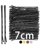 Mbsomnus 7cm Hair Grips 50pcs - Black Hair Pins Bobby Pins Set for Women & Girls Waved Kirby Grips - Perfect for Updos & Styling Ideal for All Types of Hair 50 count (Pack of 1) Black - Buy Online on SooperMarket.com