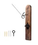 Play Platoon Rustic Brown Wood Hook and Ring Game with Bottle Opener and Magnetic Cap Catch - Adult Ring Toss Game - Buy Online on SooperMarket.com
