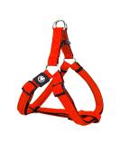 DDOXX Air Mesh Step-In Dog Harness - Adjustable XS Puppy Harness for All Sizes | Comfortable & Breathable (Orange 1.5 x 32-44 cm) - Buy Online on SooperMarket.com