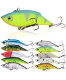Sougayilang Minnow Fishing Lures Crankbaits Set - 10PCS Trout Bass Perch Hard Baits Swimbaits for Topwater Fishing - Style-B - Buy Online on SooperMarket.com