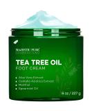 Majestic Pure Athlete's Foot Cream with Tea Tree Oil, Aloe & Spearmint - 8 oz - Buy Online on SooperMarket.com
