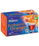 Meßmer Strawberry-Orange | 20 tea bags | Gluten-free | Lactose-free | Vegan - Buy Online on SooperMarket.com