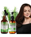 Hair Growth Serum & Rosemary Shampoo - Biotin & Castor Oil for Hair Loss | Effective Regrowth Products for Women & Men - Buy Online on SooperMarket.com
