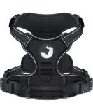 Joytale dog harness medium -sized dogs reflective soft padded dogs scrapes anti -train adjustable breathable breast dishes with safe simple control handle black m m (1 Pack) black - Buy Online on SooperMarket.com