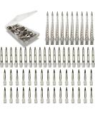 60Pcs Styling Hair Clips, Silver Metal Duck Billed Hair Clips for Women Styling Sectioning, Duckbill Long Hair Clips, Pin Curl Clips for Hair, Alligator Roller Clip with Case - Buy Online on SooperMarket.com
