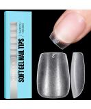 TOMICCA Extra Short Coffin Nail Tips Clear Nail Tips Natural False Nails Coffin French Acrylic Nails Artificial Nails Tips for Girls Women (240 Pcs 15 Sizes) 5.Extra Short Coffin - Buy Online on SooperMarket.com