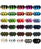 WLHGH Dart Flights, 6 Styles, 30 Sets, 90 Pieces, PET Standard Accessories for Darts, Perfect Equipment for Soft/Steel Tip Darts Games (6 Styles, 30 Sets, 90 Pieces) - Buy Online on SooperMarket.com