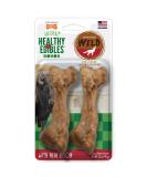 Nylabone Healthy Edibles Wild Dog Treat | Long- Lasting | All Natural | Dog Bone Treats for Small/Medium/Large/Giant Dogs | Made in The USA | Bison Flavored | Venison Flavored | Multi- Flavored Wild Bone Medium/Wolf - Buy Online on SooperMarket.com