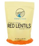Idaho Red Lentils | Non-GMO | 4 lb Resealable Bag | Kosher | Vegan | Non-Irradiated (Will Sprout) | High in Fiber and Protein 4 Pound (Pack of 1) - Buy Online on SooperMarket.com