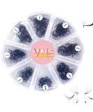 VNE Eyelashes 500 Fans Tray | Volume Lash Extensions | Mixed Length 6D CC Curl | Premade & Mega Lash Fans 9-16mm - Buy Online on SooperMarket.com