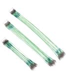 60PCS Fishing Wire Leader with Swivels and Snap - Nylon-Coated Steel Leaders for Tackle - Green (7.5, 11.7, 12.9 Inch) - Buy Online on SooperMarket.com