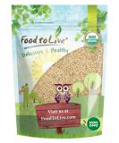 Organic Unhulled Sesame Seeds, 2 Pounds  Non-GMO, Whole Natural Raw White Sesame Seeds, Kosher, Vegan, Bulk, Rich in Dietary Fiber, Protein, and Iron. Crunchy Texture. Great for Baking. 2 Pound (Pack of 1) - Buy Online on SooperMarket.com