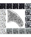 Zetpo 80 pcs Cat Claw Covers | Nail Caps with Adhesives & Applicators | S Black/Silver/Glitter/White - Buy Online on SooperMarket.com
