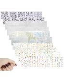 Olakin 50 leaves 3D nail ticker more than 1800 pieces nail sticker nail sticker sticker self -adhesive sticker for DIY decorations nail art phone case - Buy Online on SooperMarket.com