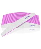 12pcs Professional 240/240 Grit Nail Files | Washable & Reusable Double-Sided Emery Board for Natural Nails | Thick Nail File - Buy Online on SooperMarket.com