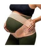BABYGO 4 in 1 Pregnancy Support Belt Maternity & Postpartum Band - Relieve Back Pelvic Hip Pain SPD & PGP inc 40 Page Pregnancy Book for Birth Preparation Labour & Recovery XL Nude Nude XL: 18-20 100cm - 130cm  - Buy Online on SooperMarket.com
