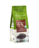 Teeccino French Roast Ground Herbal Coffee 11oz | Caffeine-Free & Prebiotic | Acid-Free Dark Roast - Buy Online on SooperMarket.com