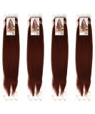 New NEW 60 INCH XPRESSION LAGOS BRAID PRE-PULLED PRE-STRECHED Hair Extension 60 2 In A Pack (Colour 35 Dark Auburn/Mahogany Blonde) Heat Resistant Tangle Free Dark Auburn 1 - Buy Online on SooperMarket.com