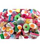Pick & Mix Sweets 1kg - 20 Varieties Fizzy sour and Jelly Sweets premium quality Large Retro Candy Assortment Bag - Pick n Mix Sweets for Children Adults Christmas - Buy Online on SooperMarket.com