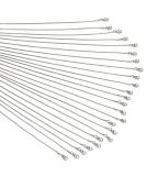 Forise 1.2mm Silver Plated Snake Necklace Chains - 24 Pcs, 18 Inch for Jewelry Making - Buy Online on SooperMarket.com