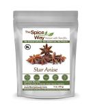 The Spice Way Star Anise - whole ( 3 oz ) great for baking and tea - Buy Online on SooperMarket.com