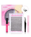 Calailis DIY Eyelash Extensions Set - 144 D Curl Individual Lashes with Adhesives Remover & Applicator | CDD03 Kit - Buy Online on SooperMarket.com