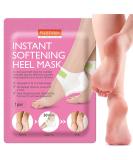 PUREDERM Instant softening heel mask (1 Pair) -Foot Peel mask intensive hydration and nourishment for dead skin and dry callused heels. Mask exclusively for heel care- Nourishment with a vegan formula - Madecassoside she... - Buy Online on SooperMarket.com
