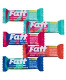 FattBar Keto Snack Bars Variety Pack - 5 x 30g - 4 Flavours - Low Carb, Low Sugar, High Prebiotic Fibre - 100% Natural & Vegan - Sweetener Free - 5 Count Pack - Buy Online on SooperMarket.com