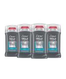 Dove Men+Care Deodorant 48-hour Odor Protection Clean Comfort Deodorant for Men, 3 Ounce (Pack of 4) Subtle 3 Ounce (Pack of 4) - Buy Online on SooperMarket.com