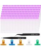 Fibreglass Nail Extension Kit 200 PCS Nail Extension Fiberglass Nail Tips Quick Extension Fiberglass Gel Nail with 2 PCS Tweezers 5 PCS Clips for Nail Art Nail Extension - Buy Online on SooperMarket.com