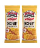 Louisiana Fish Fry Products Seasoned Crispy Chicken Fry, 9 Ounce Bags (Pack of Two) - Buy Online on SooperMarket.com