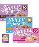 Skinny Crunch Light Raspberry & White Chocolate 5X19g Skinny Crunch Light Salted Caramel 5X19g Skinny Crunch Light Chocolate Fudge Bars 5x19g With Oerich Card - Buy Online on SooperMarket.com