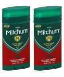 Mitchum Antiperspirant & Deodorant For Men - Invisible Solid - Intense Energy - Net Wt. 2.7 OZ (76 g) Per Stick - Pack of 2 Sticks - Buy Online on SooperMarket.com