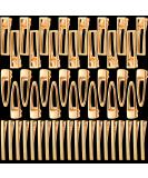 Metal Hair Clips  LEOBRO 50PCS Hair Clips for Women  Girls  Alligator Clips  Clips for Hair  Hair Barrettes for Women  for DIY Acrylic Resin Hair Clips  Hair Bows  Crafts  Gold B-Gold - Buy Online on SooperMarket.com