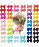 50 Pcs Tiny Baby Hair Clips - Alligator Clips Hair Bows for Girls in 25 Pairs - Hair Barrettes for Infants and Toddlers - Assorted Colors - Buy Online on SooperMarket.com