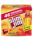 Slim Jim Snack Sized Smoked Meat Stick - Original - Keto Friendly Snack Stick - 46 Count - Buy Online on SooperMarket.com