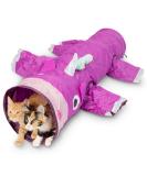 Pet Craft Supply Magic Mewnicorn Multi Cat Tunnel - Boredom Relief Toys for Dogs, Cats, Rabbits, Kittens, and Guinea Pigs - Buy Online on SooperMarket.com