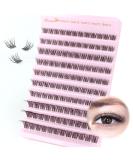 Parriparri Cluster Lashes 120Pcs Individual Lash Extensions 8-16MM | Natural Wispy Fluffy DIY Lash Clusters | False Eyelashes Extension with Clear Band - W61 - Buy Online on SooperMarket.com