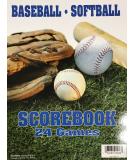 Glovers 24-Game Baseball/Softball Scorebook - Track Stats and Performance Easily - Buy Online on SooperMarket.com