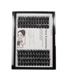Bodermincer 84 Clusters Large Pack D Curl Volume Lashes Set | 18mm Individual DIY Eyelash Extension Kit for Women | Black False Lashes for Home Extension - Buy Online on SooperMarket.com