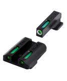 TRUGLO TFX Tritium/Fiber Optic Handgun Sights for Kahr Arms - Black Dovetail - Fits K, MK, P, PM, T&TP Models (2004 and newer) - Buy Online on SooperMarket.com