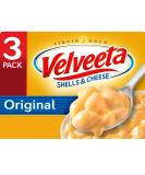 Velveeta Shells  Cheese Original Shell Pasta  Cheese Sauce Meal (3 Ct Pack 12 Oz Boxes) Original 3 Pack - Buy Online on SooperMarket.com