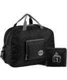 WANDF Airlines 1622 Foldable Travel Duffle Bag - Black 16x16 inches (20L) - Ideal for Travel, Gym & Sports - Buy Online on SooperMarket.com